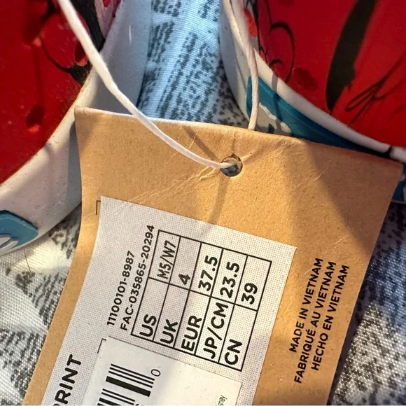 Native Shoes Red and Blue Sneakers - Picture 8 of 8